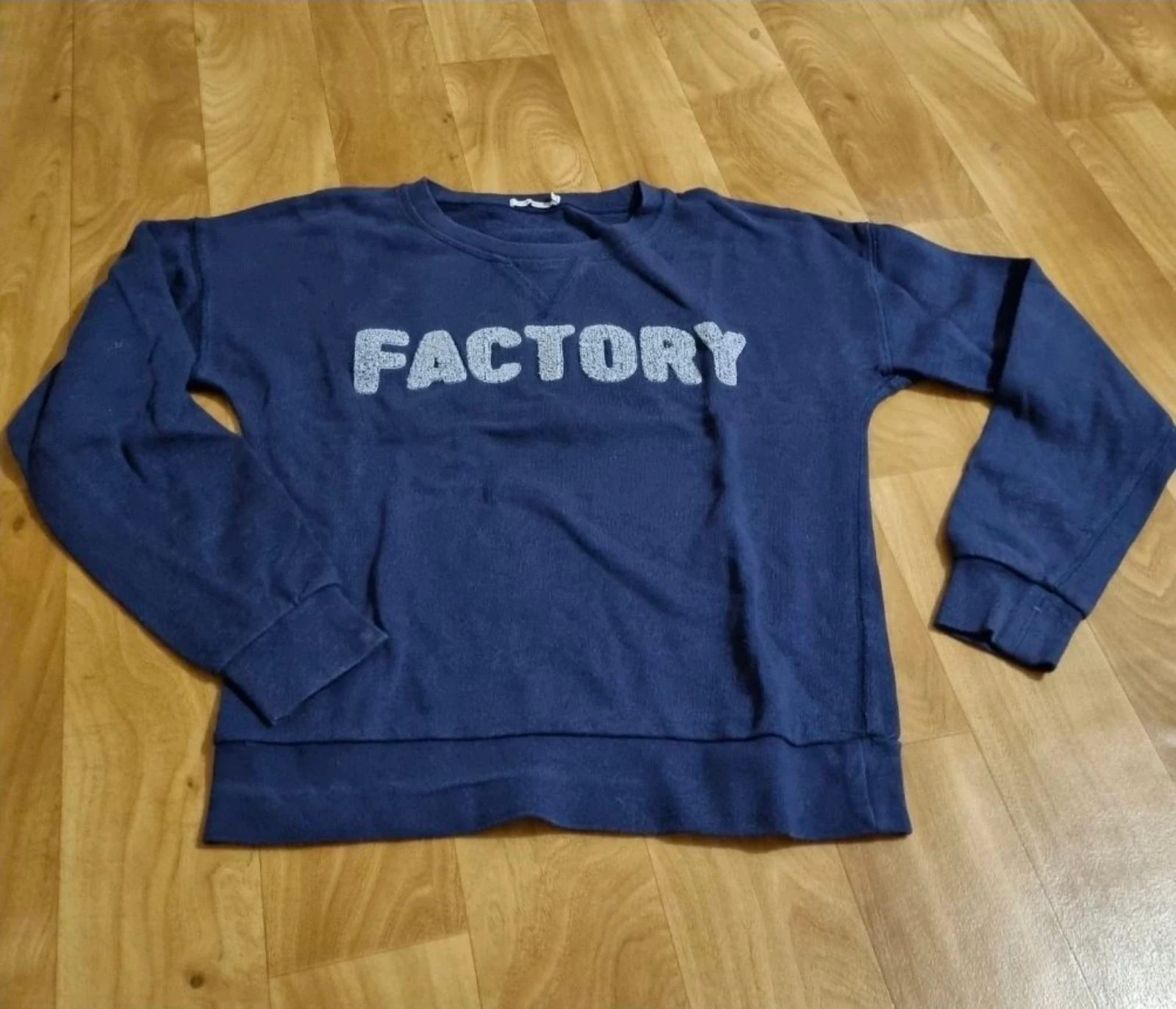 pull sweat monoprix Kids bleu avec inscription taille 14ans